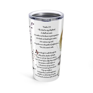 Gobelet fidèle, verres chrétiens, tasse verset biblique, tasse en acier inoxydable inspirante, cadeau religieux
