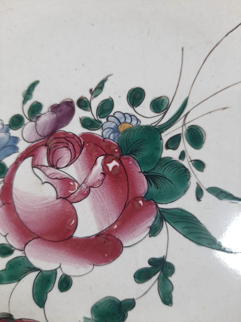 Antique Earthenware Plate From Eastern France Etsy