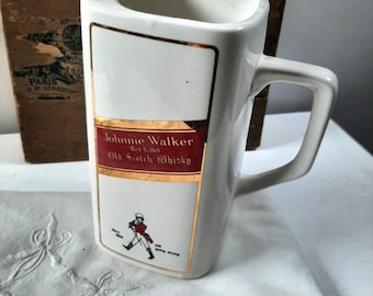 Vintage Johnnie Walker advertising pitcher from the 70s