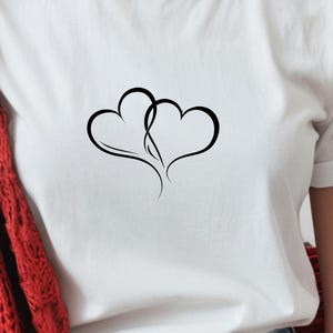 Romantic Heart Women&#39;s Tee, Cute Heart Graphic Shirt, Valentine&#39;s Day Gift, Casual Everyday Wear, Softstyle T-Shirt, Vintage Shirt