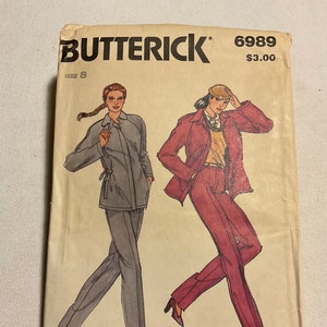 Vintage Butterick 6989 Willi Smith 80’s Suit Pattern B31.5