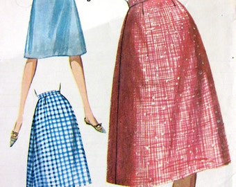 Butterick 2235 Vintage 1960's A-Line Skirt Pattern H 33 W 24
