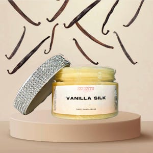 Vanilla silk Body Butter Balm | Gourmand Body Butter Balm | 4 oz Body Salve Lotion