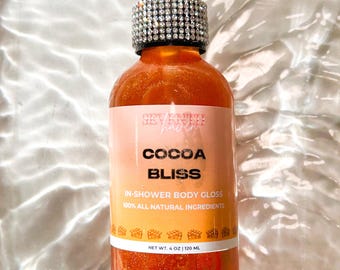 Cacao Bliss Geparfumeerde lichaamsolie | Lichaamsolie na het douchen | Geparfumeerde olieparfum | Hydraterende lichaamsolie | Hydraterende olie | Handgemaakte lichaamsolie