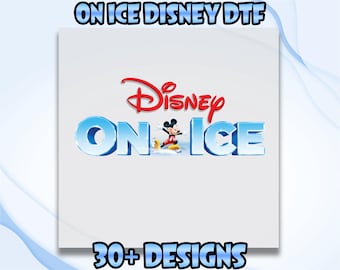 Transferencia DTF de Disney On Ice, Mickey On Ice DTF, Vacaciones familiares de Disney listas para imprimir, Transferencia térmica de Disneyland, Transferencias DTF de Disney Epcot