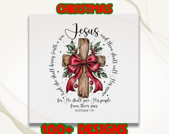 Jesus Christmas Dtf, She Shall Bring Forth a Son Dtf, O Come Let Us Adore Him, Nativity Scene Dtf, Christian Christmas Dtf, Boho Jesus Dtf