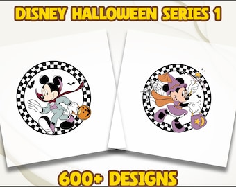 Mickey and Minnie Halloween Couple Dtf, Disney Halloween Ready To Press, Spooky Season Dtf, Halloween Party Dtf, Heat Press Transfers