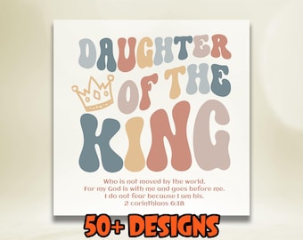 Daughter Of The King Dtf, Christian Dtf Transfer, Religious Heat Transfers, Bible Verse Dtf, Christian Ready To Press, Faith Dtf, Jesus Dtf