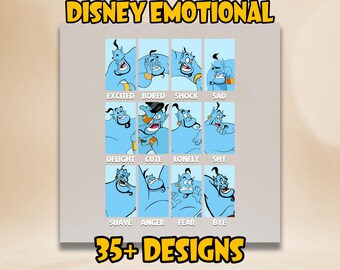 Transferencia de imágenes en formato DTF de Aladdin Genie, transferencia térmica de Magic Kingdom, transferencia de Disneyworld, transferencias en formato DTF para familias de Disneyland, transferencias en formato DTF para grupos de Disney
