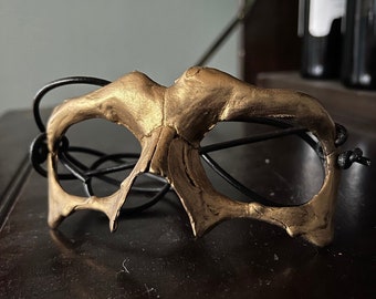 Gold Skull Eye Mask