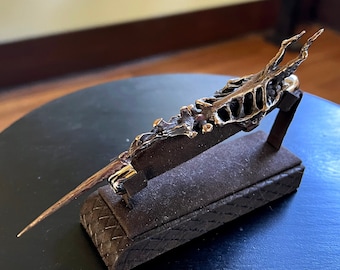 Anillo de dedo de bruja de bronce, talla 8