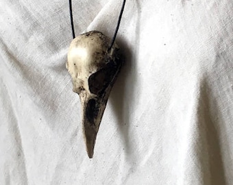 Crow Skull Pendant
