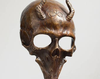 Bronze Leviathan Cross Mask