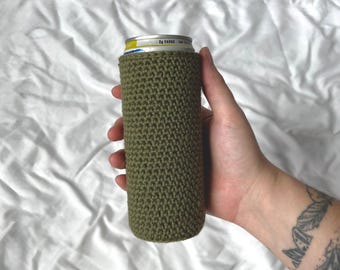 Hielera de ganchillo para bebida energética