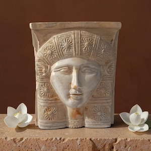 Statyett Gudinnan Hathor Egypten Gudinna Staty - Egyptisk Handgjord Figurin - Andlig Dekoration Forntida Egypten Konst - Gåva Gudinnan Hathor