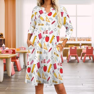 Book Character Day Dress Teacher Magic School Bus Miss Frizzle Dress Halloween Teacher Cosplay Dress Cute Halloween Dress Book Parade Dress