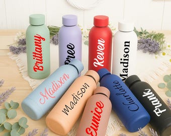 Mug de voyage personnalisé en acier inoxydable. Convient pour le camping en plein air et les cadeaux de demoiselle d'honneur