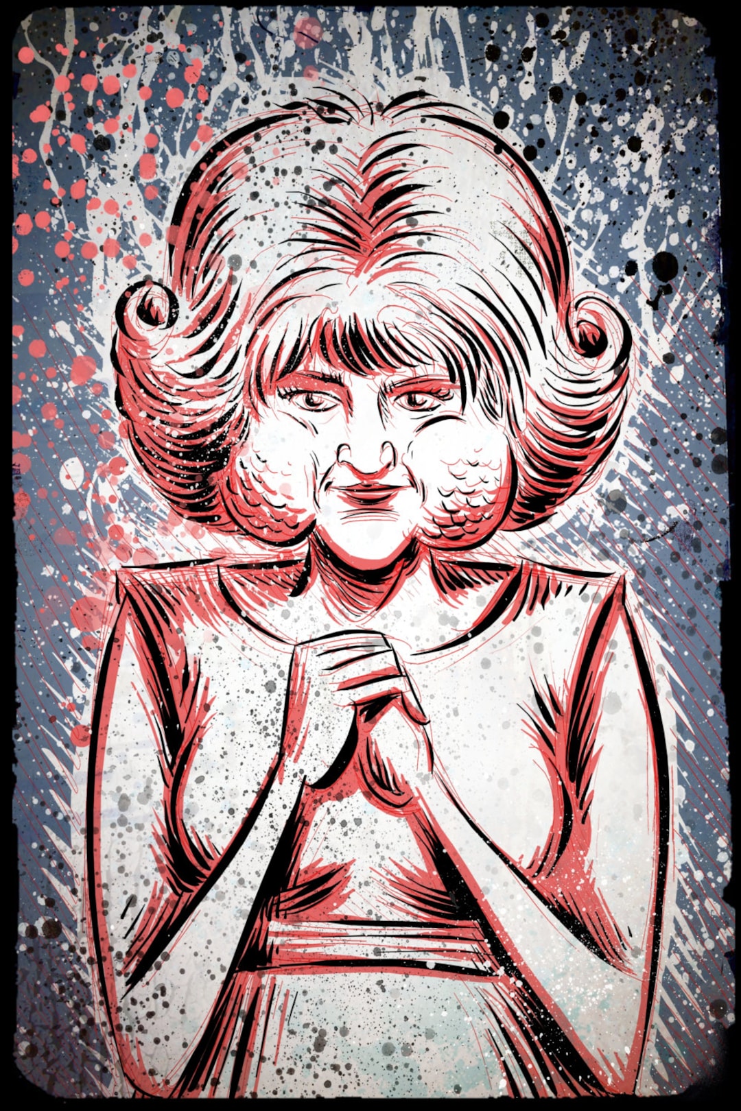 Eraserhead Lady in the Radiator Art Print David Lynch Eraser Head Twin