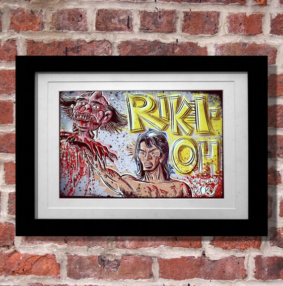 Buy Riki Oh Art Print The Story Of Ricky Warden Decapitation Meat Online In India Etsy
