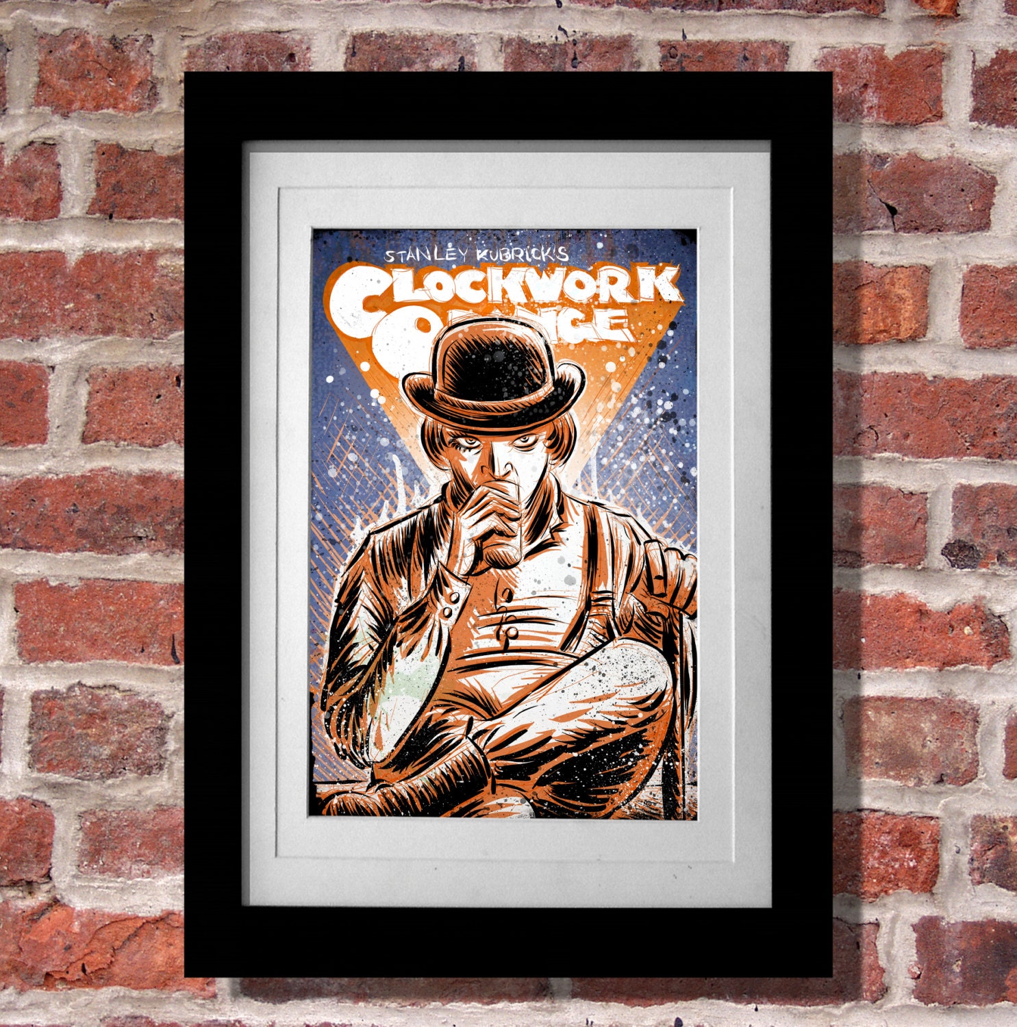 A Clockwork Orange Alex Poster Illustration Art Print Stanley