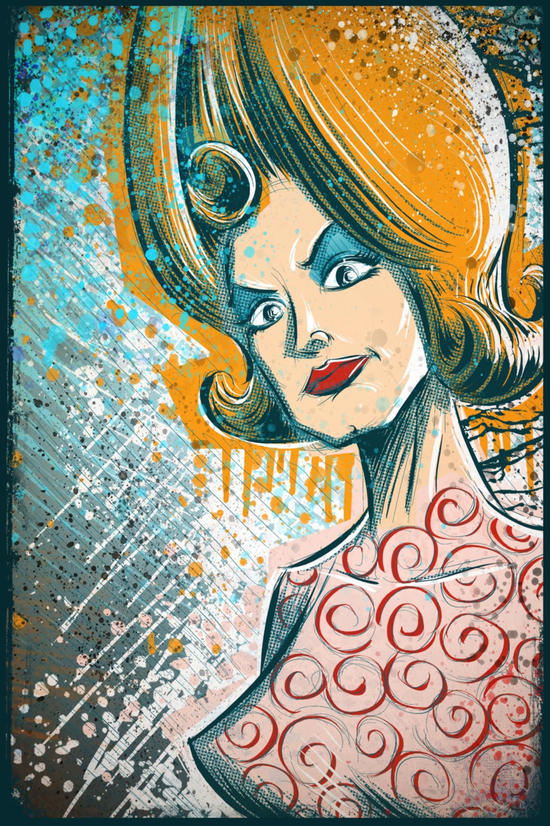 Mars Attacks Art Print Tim Burton Woman Martian Girl Lisa Marie Poster