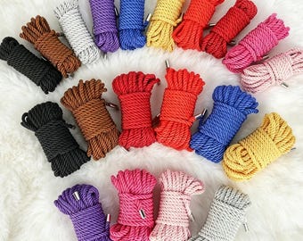 Bondage Rope-32ft,Soft Handmade Bondage,Sensory Play,Shibari Bondage Rope,BDSM Sex Furniture For Punishment,Anniversary Gift For Him/Her
