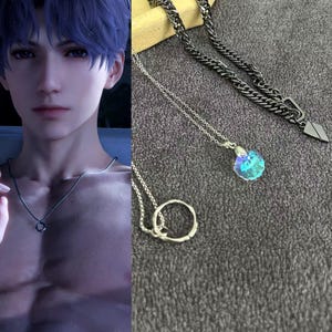 Love And Deepspace Rafayel Necklace Rafayel Ring,Rafayel Jewellery Gift,Love And Deep Space Game Enthusiasts,Love And Deepspace party gift
