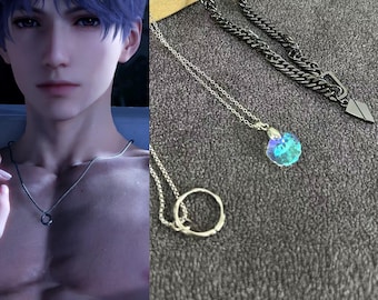 Love And Deepspace Rafayel Necklace Rafayel Ring,Rafayel Jewellery Gift,Love And Deep Space Game Enthusiasts,Love And Deepspace party gift