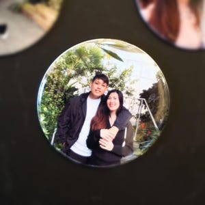 Custom Photo Fridge Magnets: Personalized 2.5&quot; Keepsake Gift