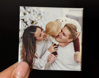 Custom Photo Fridge Magnets | Personalized 2.5" Square Gift