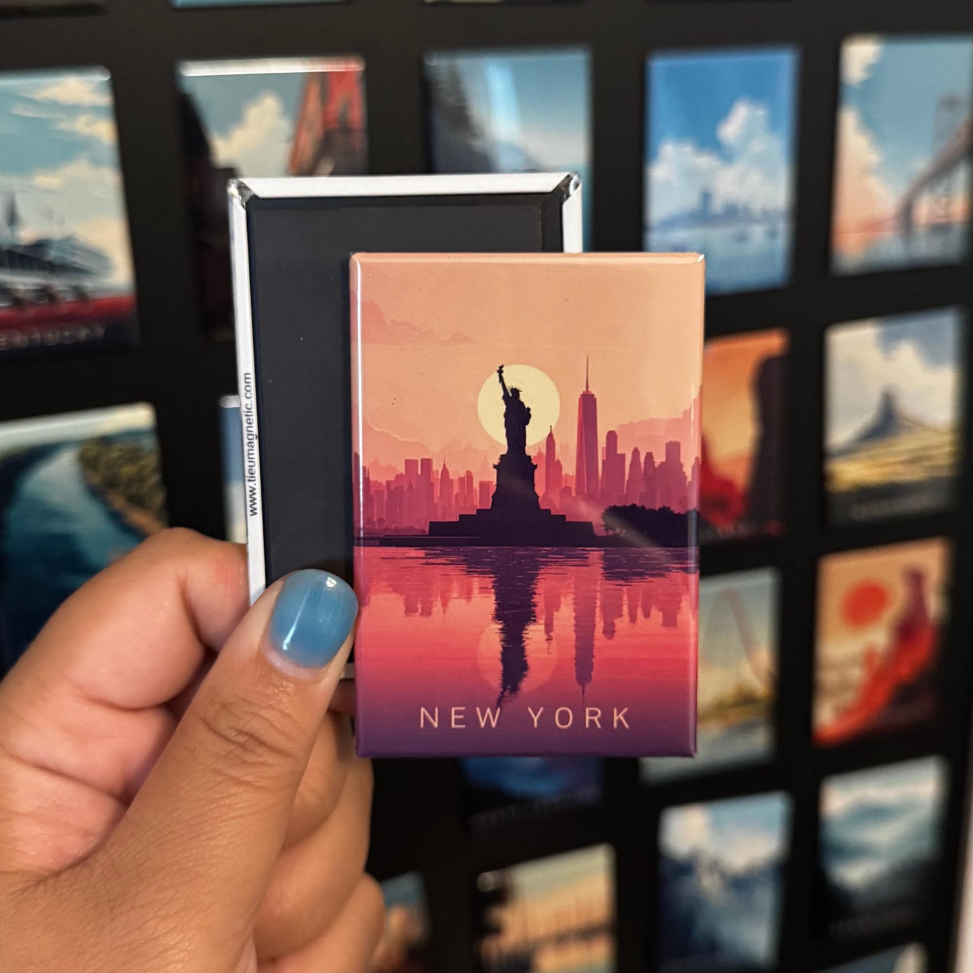 New York Fridge Magnet Metal Bottle Opener Souvenir Home Décor Travel