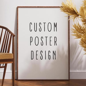 Benutzerdefinierte Poster Design Digitaler Download, maßgeschneiderte Poster Design, personalisierte Poster, personalisierte Wandkunst, personalisierte Wandgestaltung