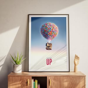 Up Film Poster, Minimalistischen Druck, Geschenk für Film-Liebhaber, Wand Kunst Design, Up Minimal Film Poster, Wand Dekor Idee, Geschenkidee, Geschenk für Sie