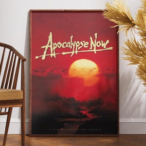 Apocalypse Now Poster, Print Poster, Wohnkultur, Retro Vintage Poster, Geschenkidee, Marlon Brando, Francis Ford Coppola, Film Liebhaber Geschenk