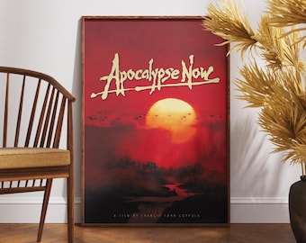 Apocalypse Now Poster, Print Poster, Home Decor, Retro Vintage Poster, Gift Idea, Marlon Brando, Francis Ford Coppola, Movie Lovers Gift