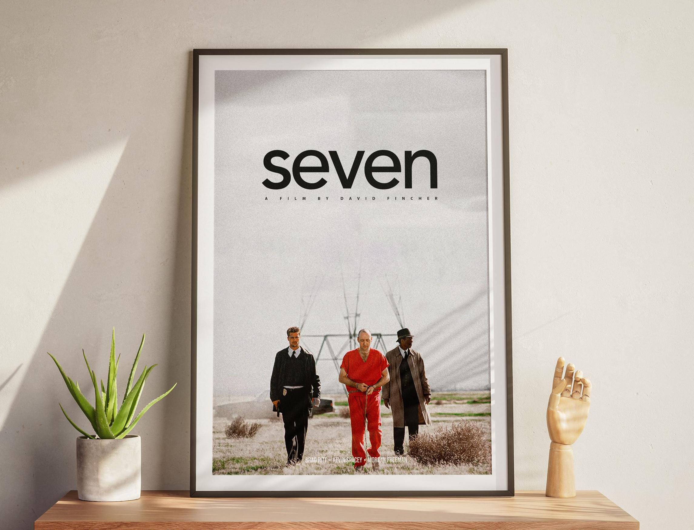 セブン　USオリジナル映画ポスター ポスター☆映画『セブン』（Seven、Se7en）#2 - メルカリ
