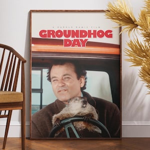 Groundhog day poster - Etsy 日本