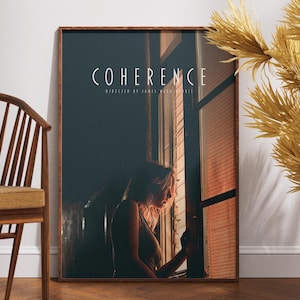 Coherence Print Poster, Printable Wall Art, Movie Lover Gift, Home Decor, Print Film Poster, Wall Decor, James Ward Byrkit, Emily Baldoni