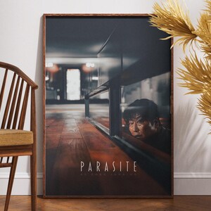 Parasite Filmposter, Filmposter, Retro Vintage Poster, Bong Joon-ho, Geschenkidee, Wanddeko, Geschenk für Sie, Geschenk für Ihn