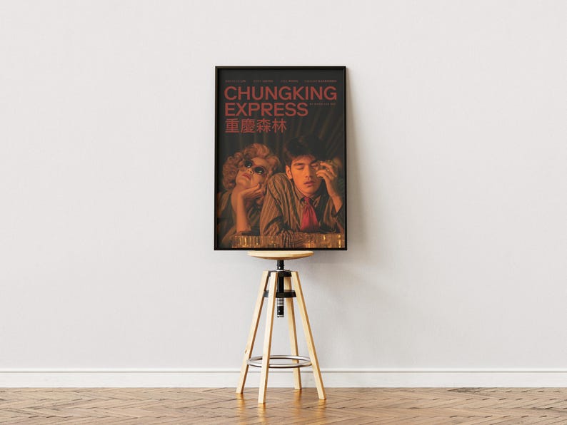 Chungking Express Poster, Retro Movie, Vintage Film, Wong Kar Wai, Fallen Angels, Ching Hsia image 2