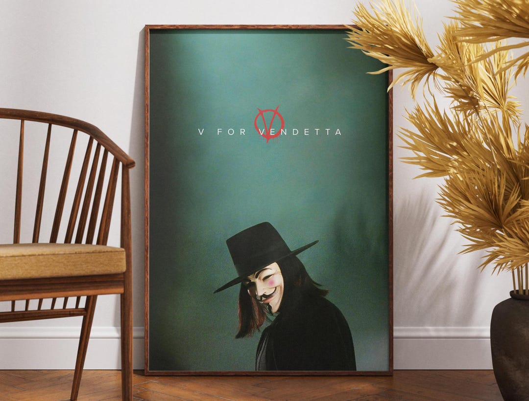V for Vendetta Movie Poster, Print Film Poster, James Mcteigue Movie ...