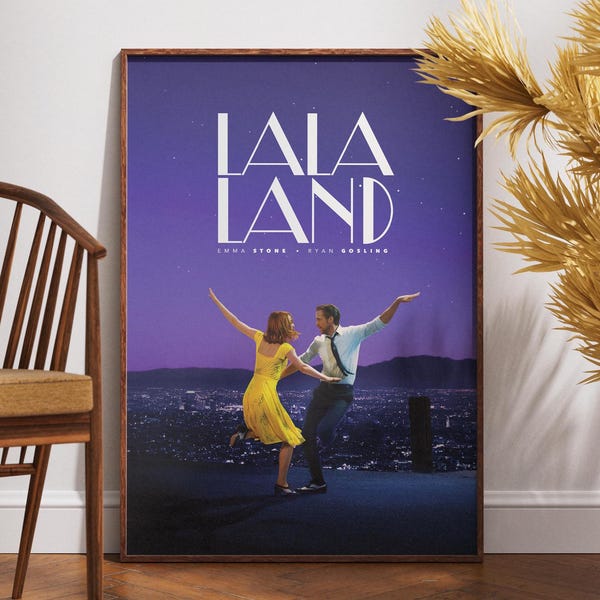 La La Land Poster Etsy France La La Land Poster Etsy France
