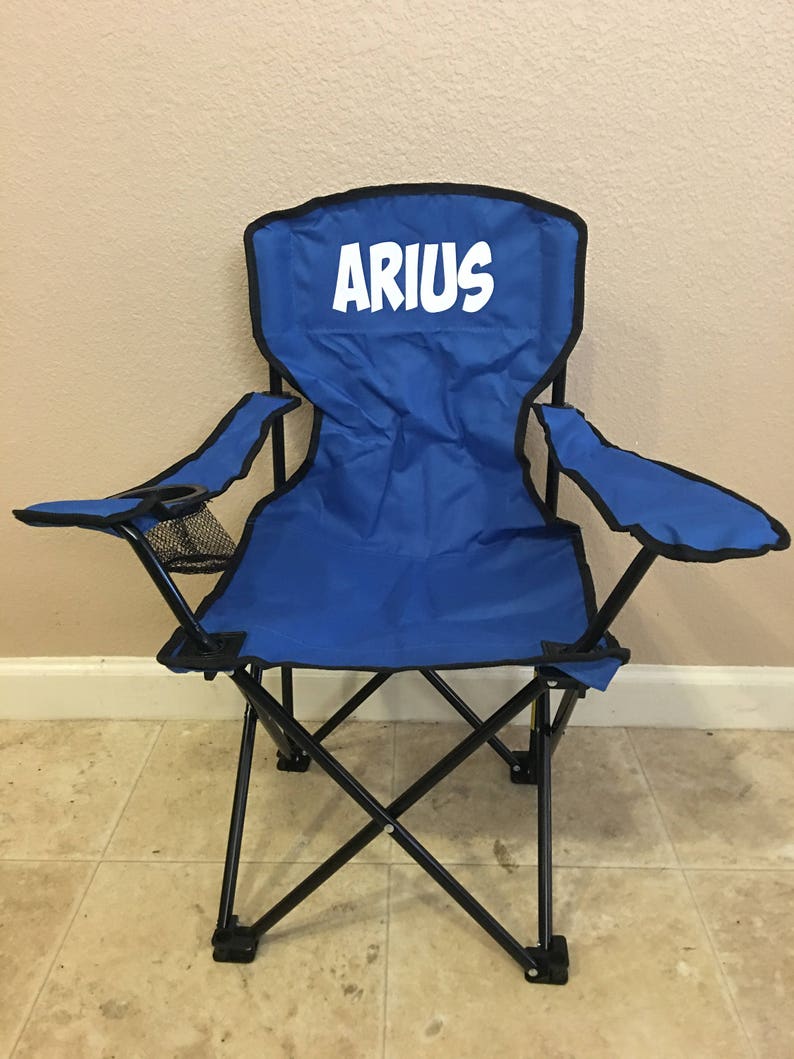 Personalized Toddler Folding Camping Chair Image 0