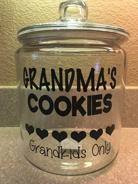 Glass Jar Decal Cookies Vinyl Decal Vinyl Decal Cookie Jar **Decal Only