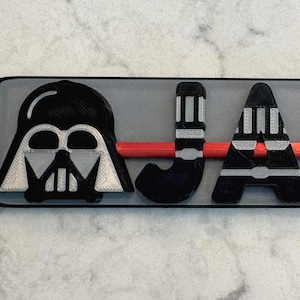Custom DARTH VADER Star Wars wall door name plate sign