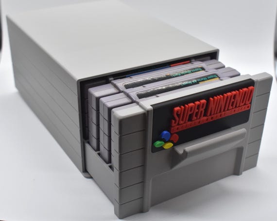 Super Nintendo (SNES) 10-Game Cartridge Box
