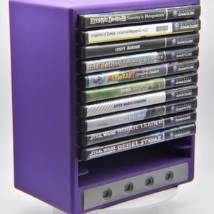 GameCube Game Display - 12 Games Electric Indigo