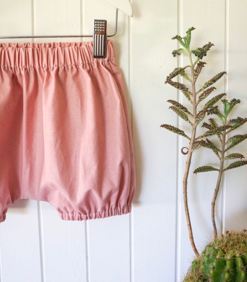 Birthday outfit Baby girl bloomers Linen diaper covers Linen bloomers soft pink Linen Nappy cover Unisex Baby shower gift