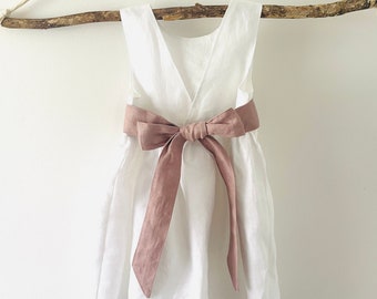 Dress add on - bow sash