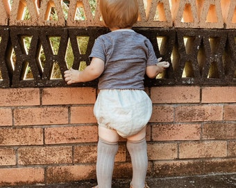 Linen nappy cover linen diaper cover baby pants flax linen white dusty pink girl bloomer 1st birthday girls baby shower gift beach linen